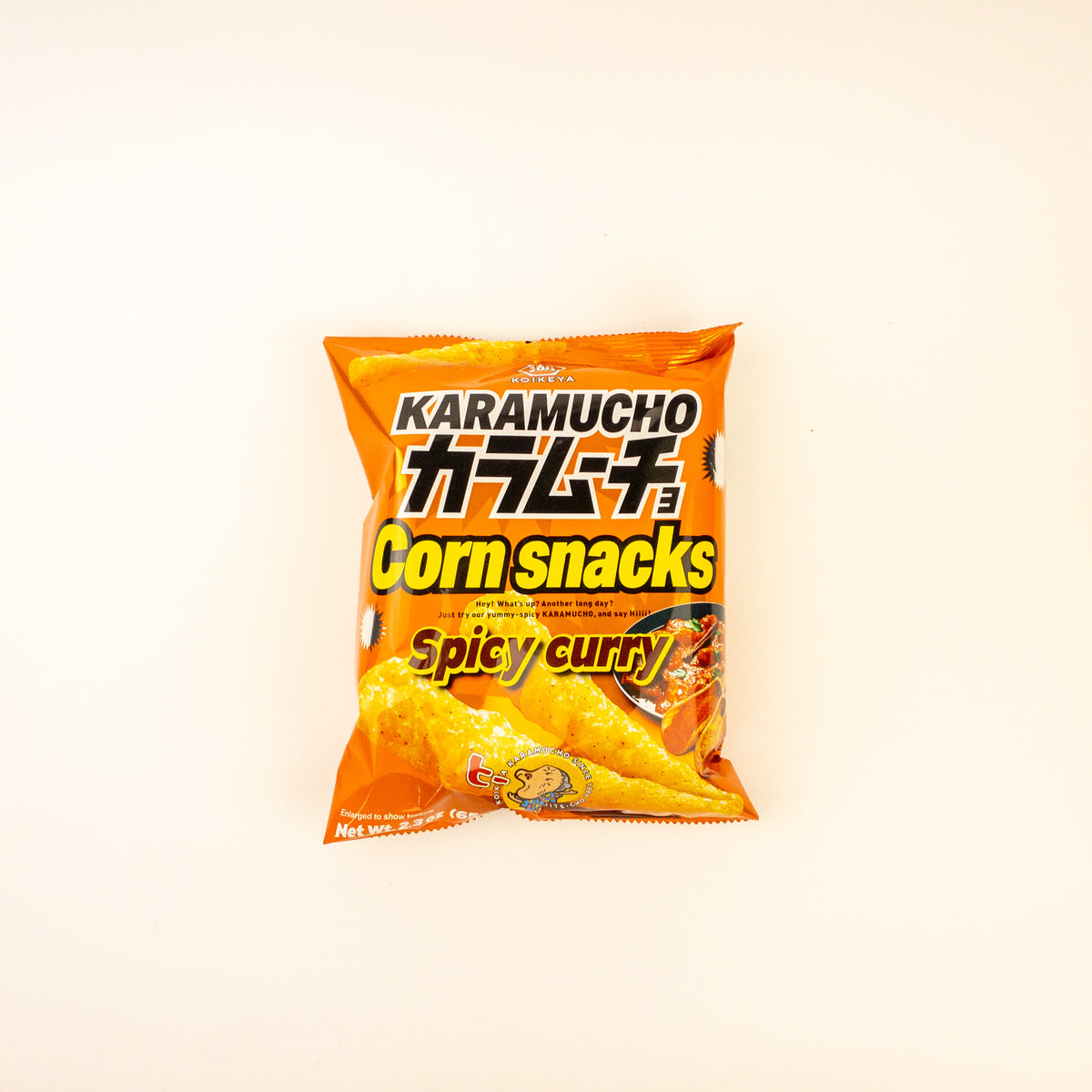 <!--1400--!>Karamucho Spicy Curry Corn Snacks